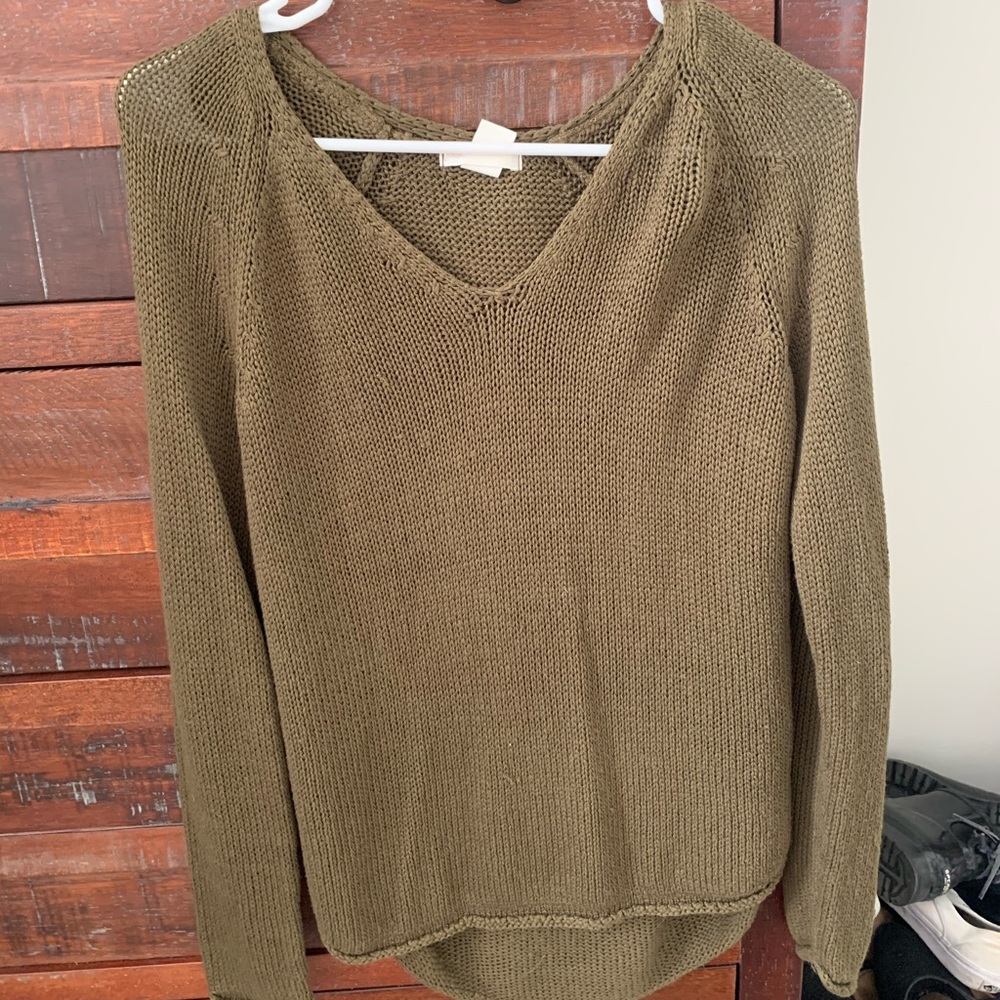 Olive sweater